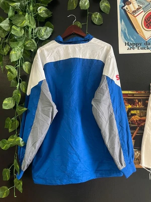 NFL Indianapolis Colts Windbreaker Vintage 90s Electric Blue White Streetwear Ha – photo 9